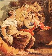 VOUET, Simon Parnassus or Apollo and the Muses (detail) oil painting picture wholesale